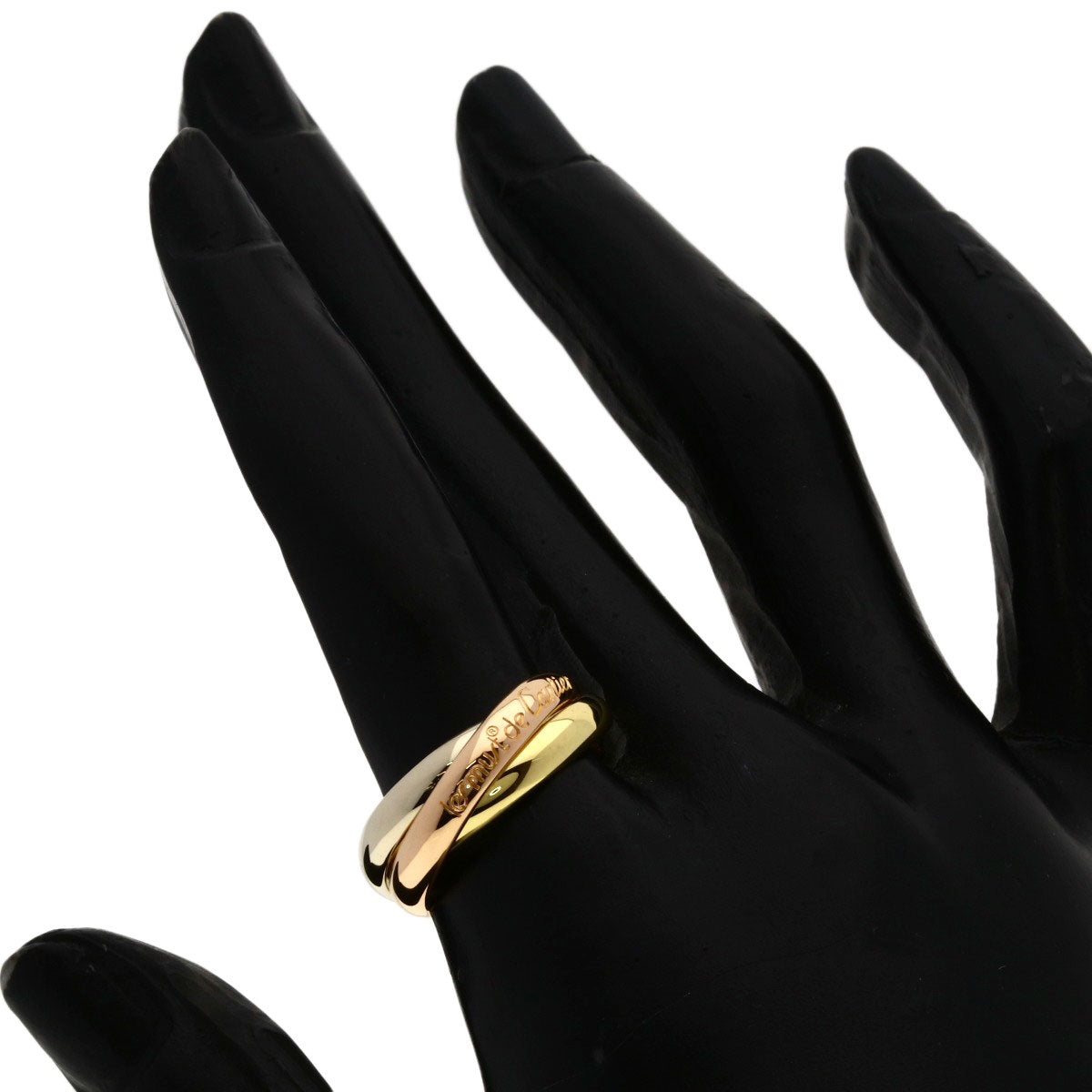 CARTIER Trinity #53 Ring K18 Yellow Gold K18 White GoldLadies [Used]