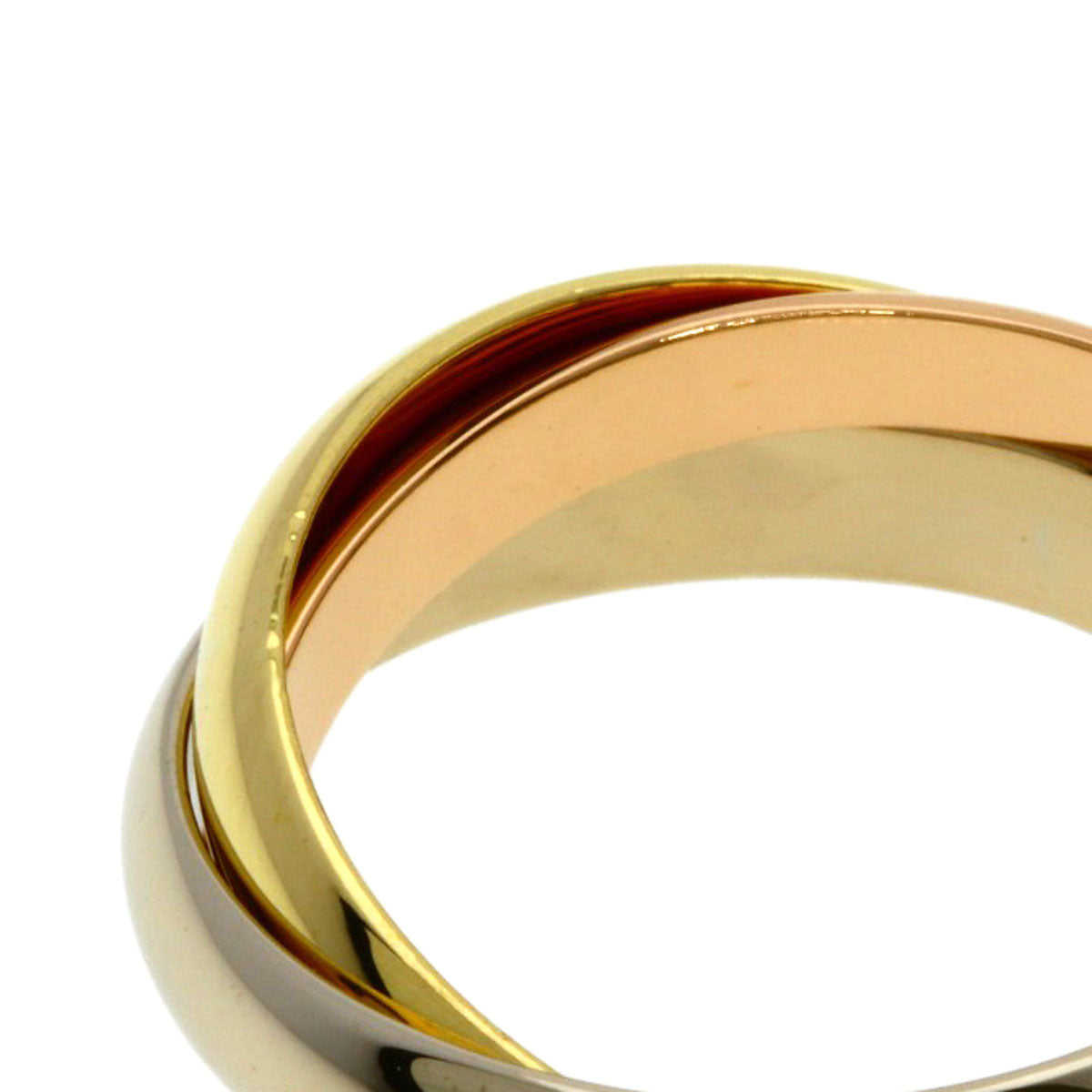 CARTIER Trinity #53 Ring K18 Yellow Gold K18 White GoldLadies [Used]