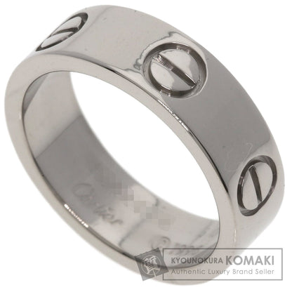 CARTIER love ring #50 Ring K18 White Gold Ladies [Used]
