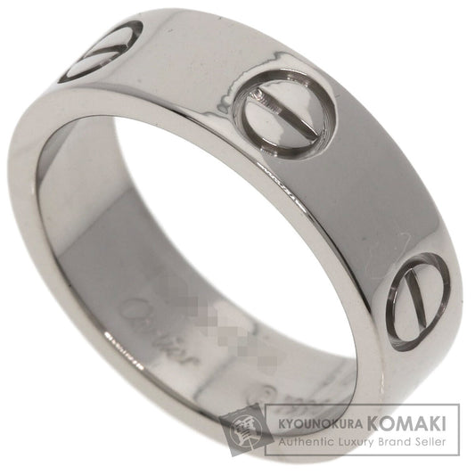 CARTIER love ring #50 Ring K18 White Gold Ladies [Used]