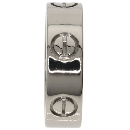 CARTIER love ring #50 Ring K18 White Gold Ladies [Used]