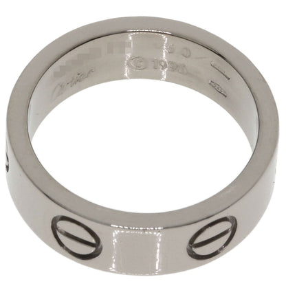 CARTIER love ring #50 Ring K18 White Gold Ladies [Used]