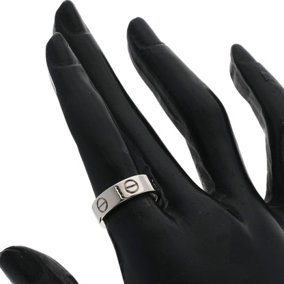 CARTIER love ring #50 Ring K18 White Gold Ladies [Used]