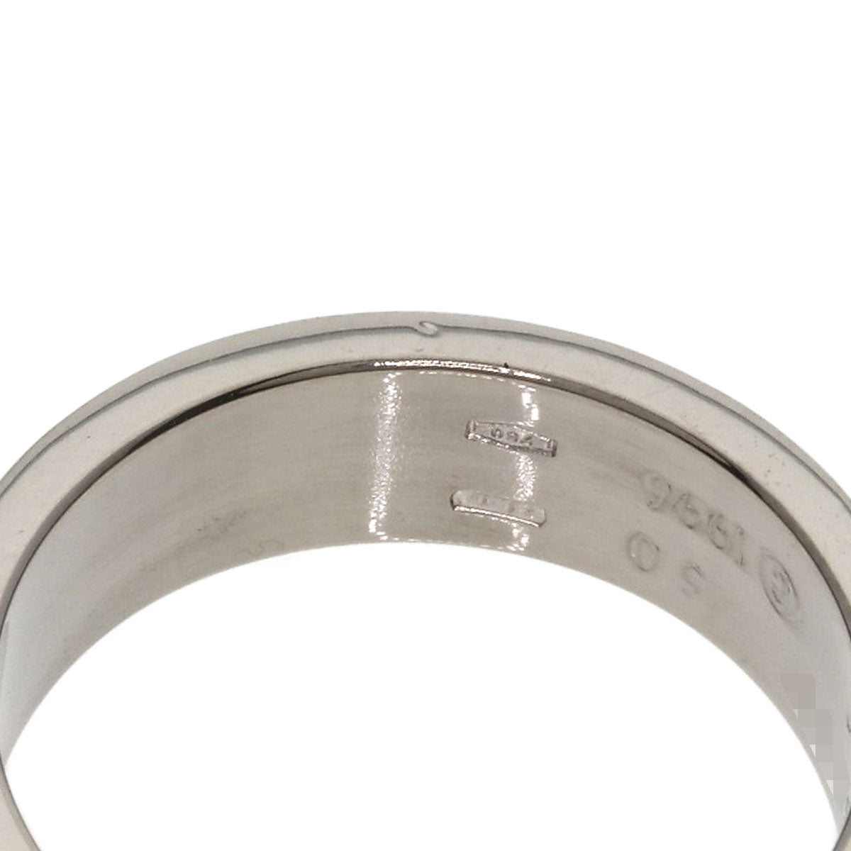 CARTIER love ring #50 Ring K18 White Gold Ladies [Used]