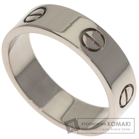 CARTIER love ring #61 Ring K18 White Gold Ladies [Used]
