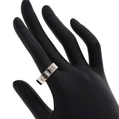 CARTIER love ring #61 Ring K18 White Gold Ladies [Used]