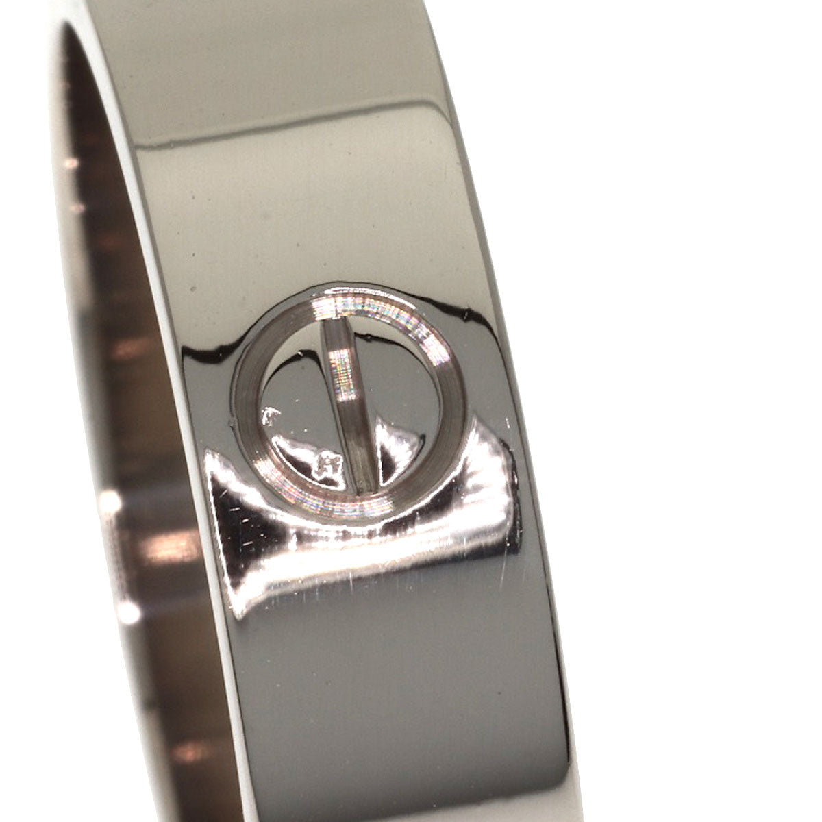 CARTIER love ring #61 Ring K18 White Gold Ladies [Used]