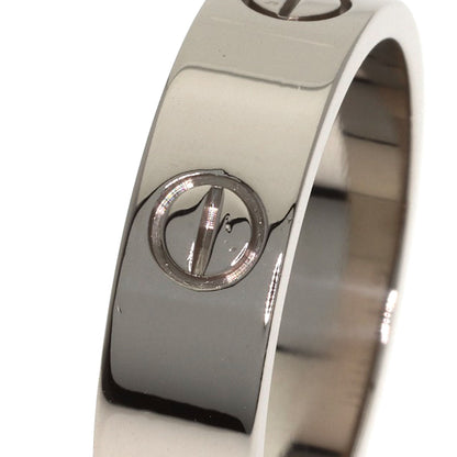CARTIER love ring #61 Ring K18 White Gold Ladies [Used]