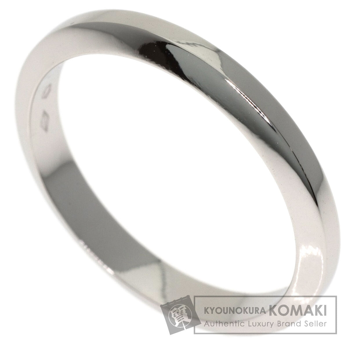 CARTIER Band Ring #57 Ring Platinum PT950 Ladies [Used]