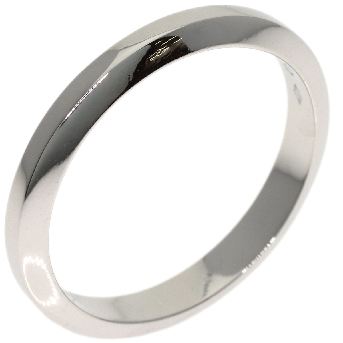 CARTIER Band Ring #57 Ring Platinum PT950 Ladies [Used]