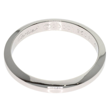CARTIER Band Ring #57 Ring Platinum PT950 Ladies [Used]