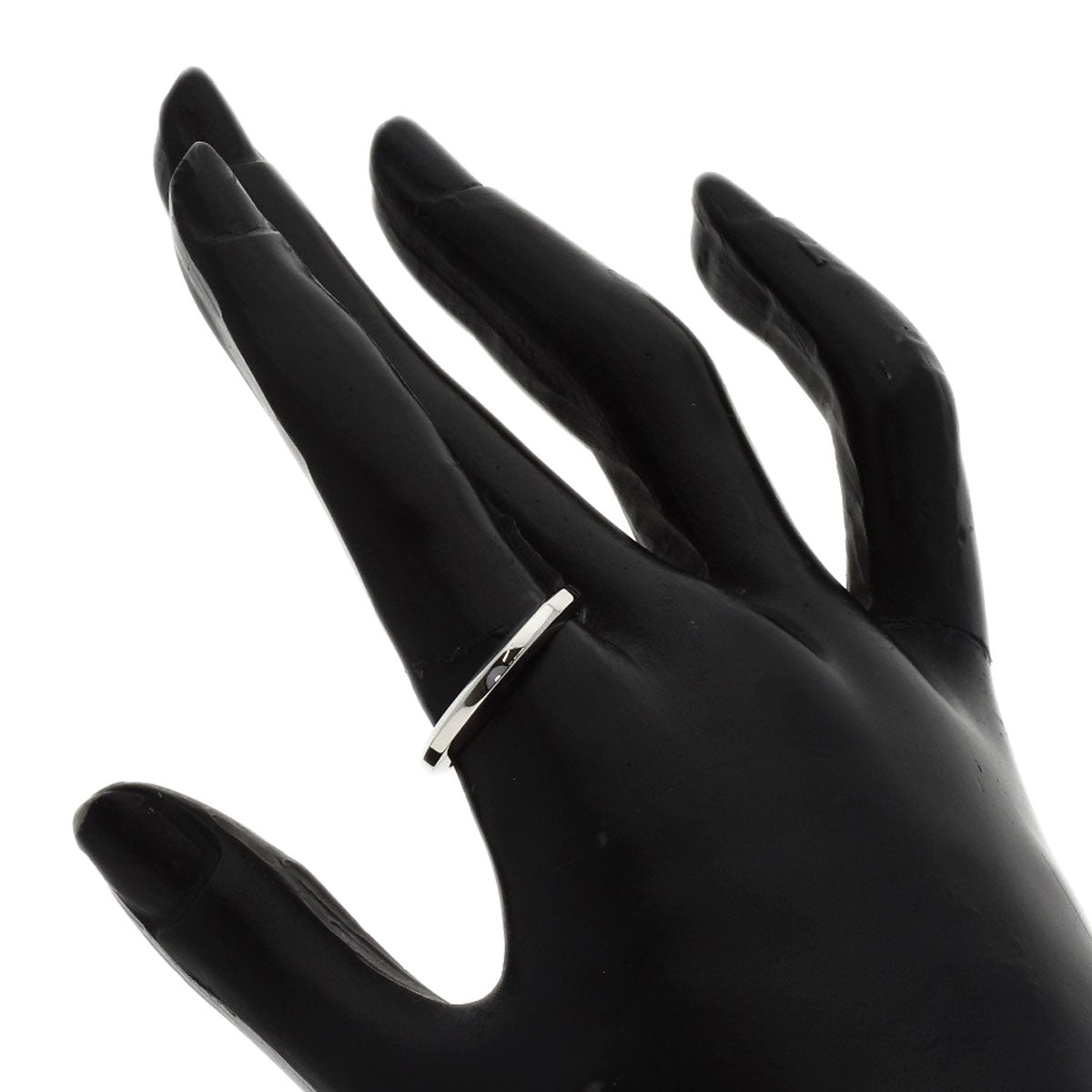 CARTIER Band Ring #57 Ring Platinum PT950 Ladies [Used]