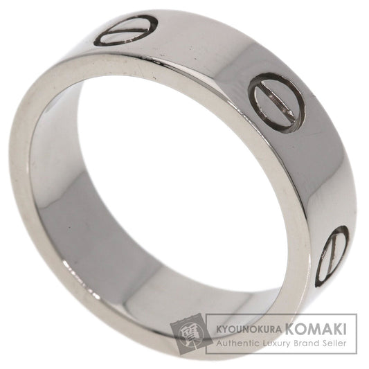 CARTIER love ring #57 Ring K18 White Gold Ladies [Used]