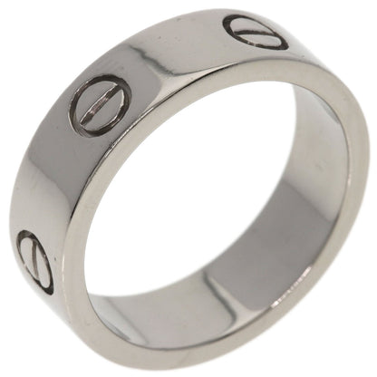 CARTIER love ring #57 Ring K18 White Gold Ladies [Used]