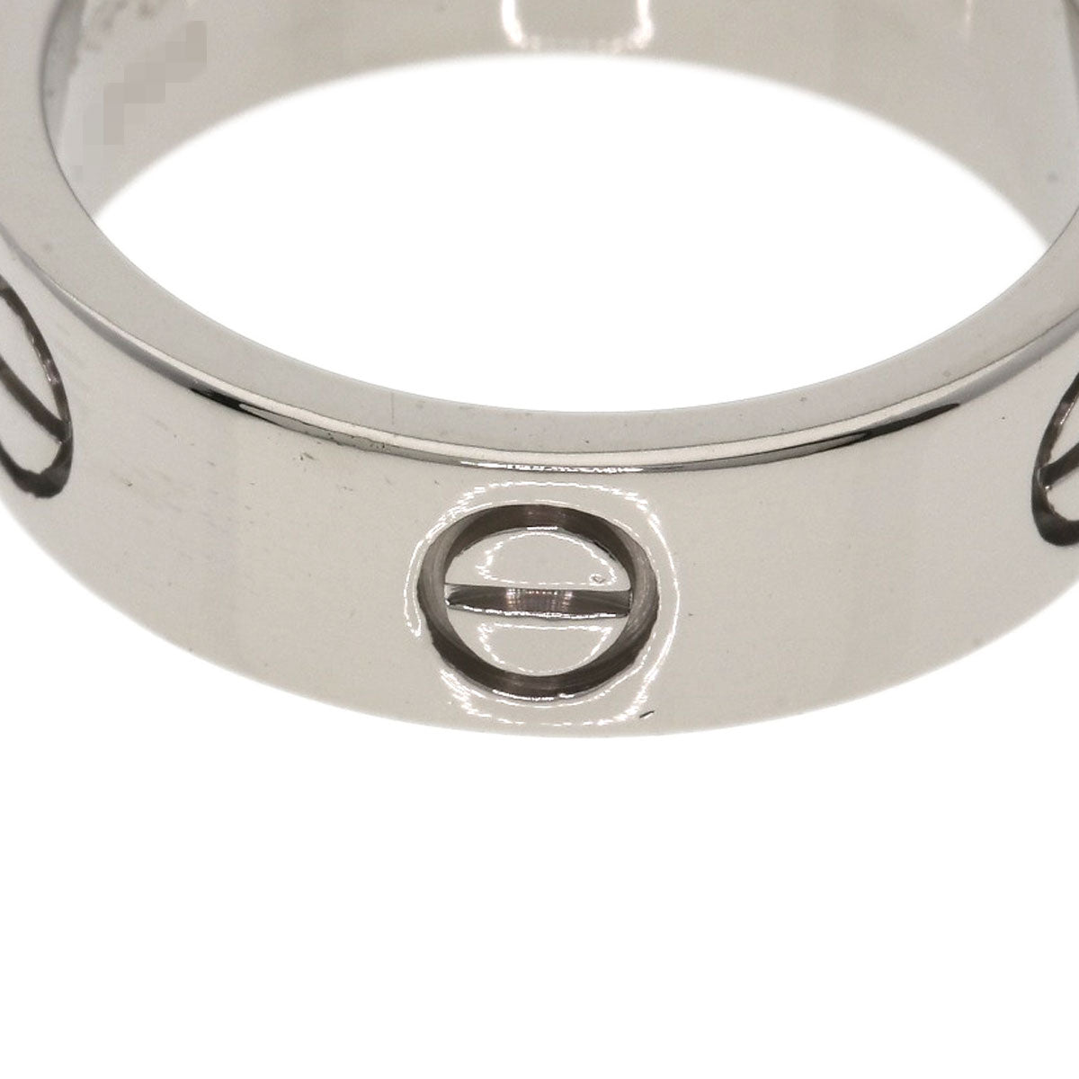 CARTIER love ring #57 Ring K18 White Gold Ladies [Used]