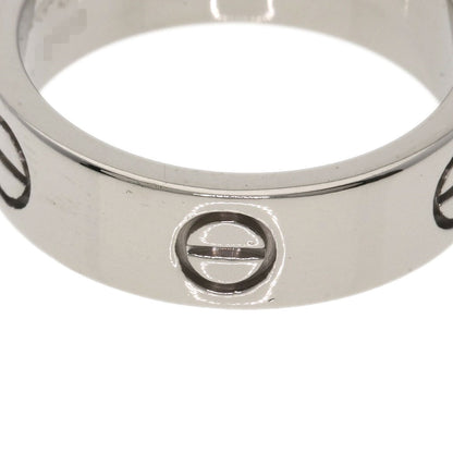 CARTIER love ring #57 Ring K18 White Gold Ladies [Used]