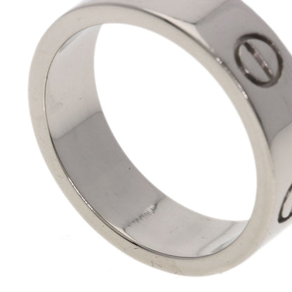 CARTIER love ring #57 Ring K18 White Gold Ladies [Used]