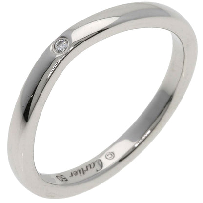 CARTIER Ballerina Curve 3P Diamond #50 Ring Platinum PT950 Ladies [Used]