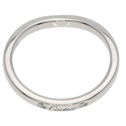 CARTIER Ballerina Curve 3P Diamond #50 Ring Platinum PT950 Ladies [Used]