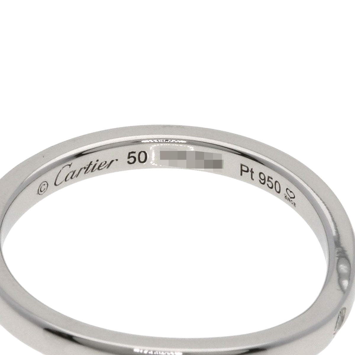CARTIER Ballerina Curve 3P Diamond #50 Ring Platinum PT950 Ladies [Used]