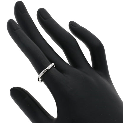 CARTIER Ballerina Curve 3P Diamond #50 Ring Platinum PT950 Ladies [Used]