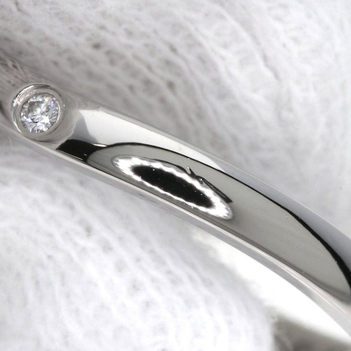 CARTIER Ballerina Curve 3P Diamond #50 Ring Platinum PT950 Ladies [Used]