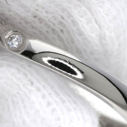 CARTIER Ballerina Curve 3P Diamond #50 Ring Platinum PT950 Ladies [Used]