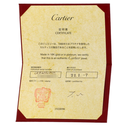 CARTIER Ballerina Curve 3P Diamond #50 Ring Platinum PT950 Ladies [Used]