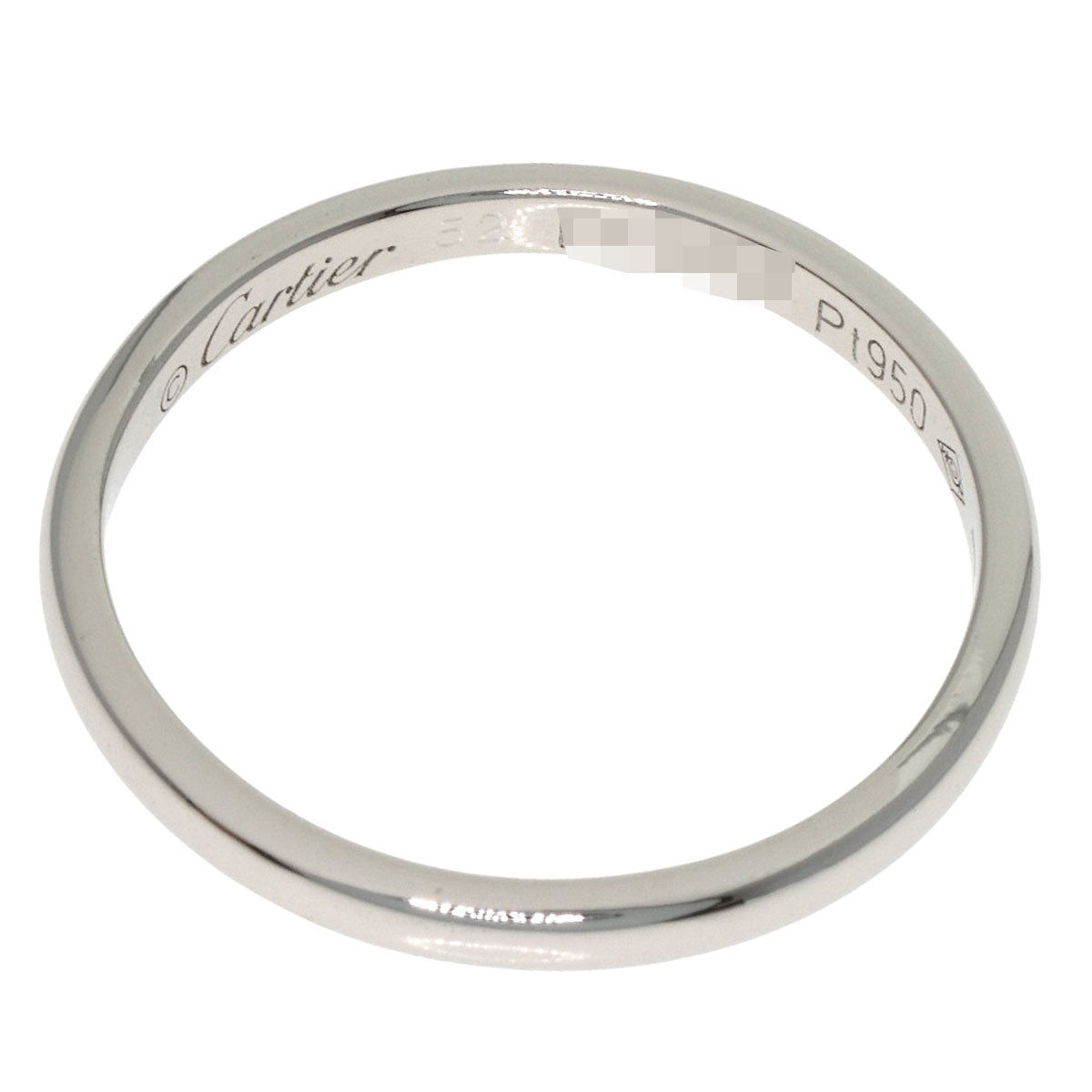 CARTIER wedding Ring Platinum PT950 Ladies [Used]