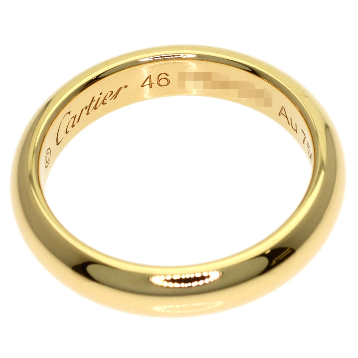 CARTIER Wedding #46 Ring K18 Yellow Gold Ladies [Used]