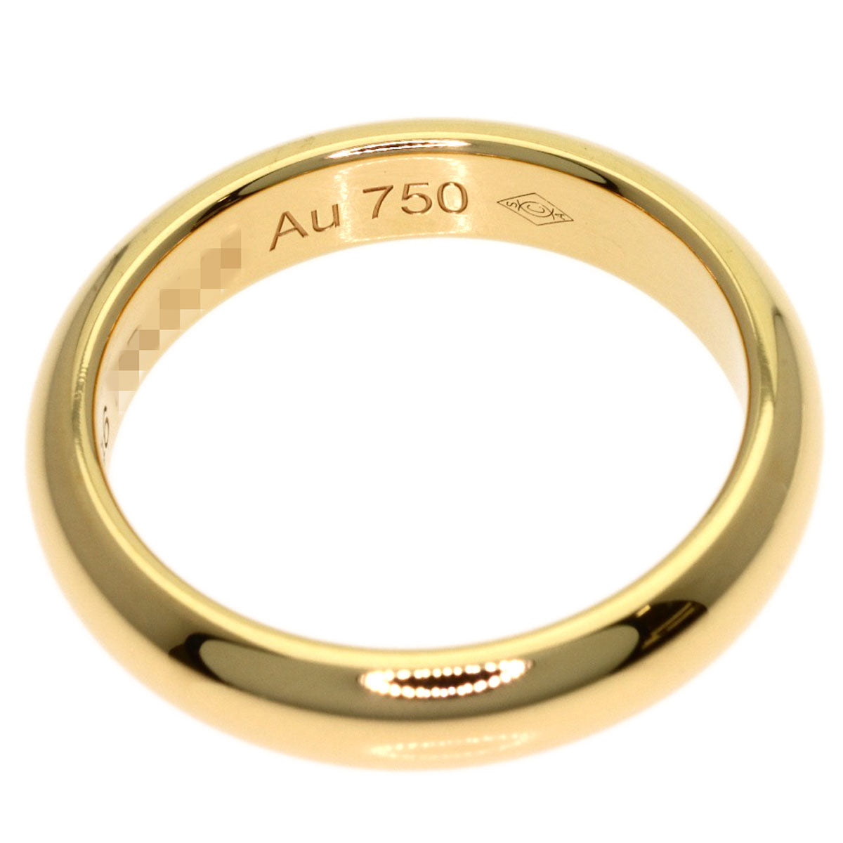 CARTIER Wedding #46 Ring K18 Yellow Gold Ladies [Used]