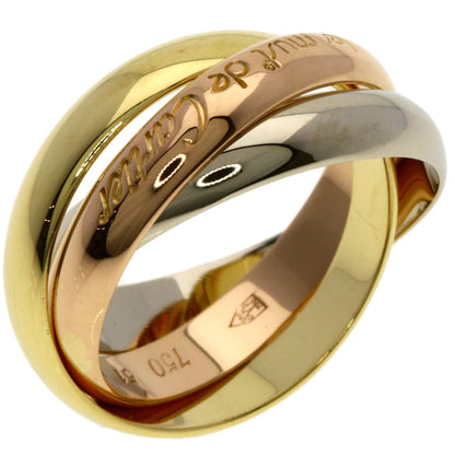 CARTIER Trinity #51 Ring K18 Yellow Gold K18 White GoldLadies [Used]