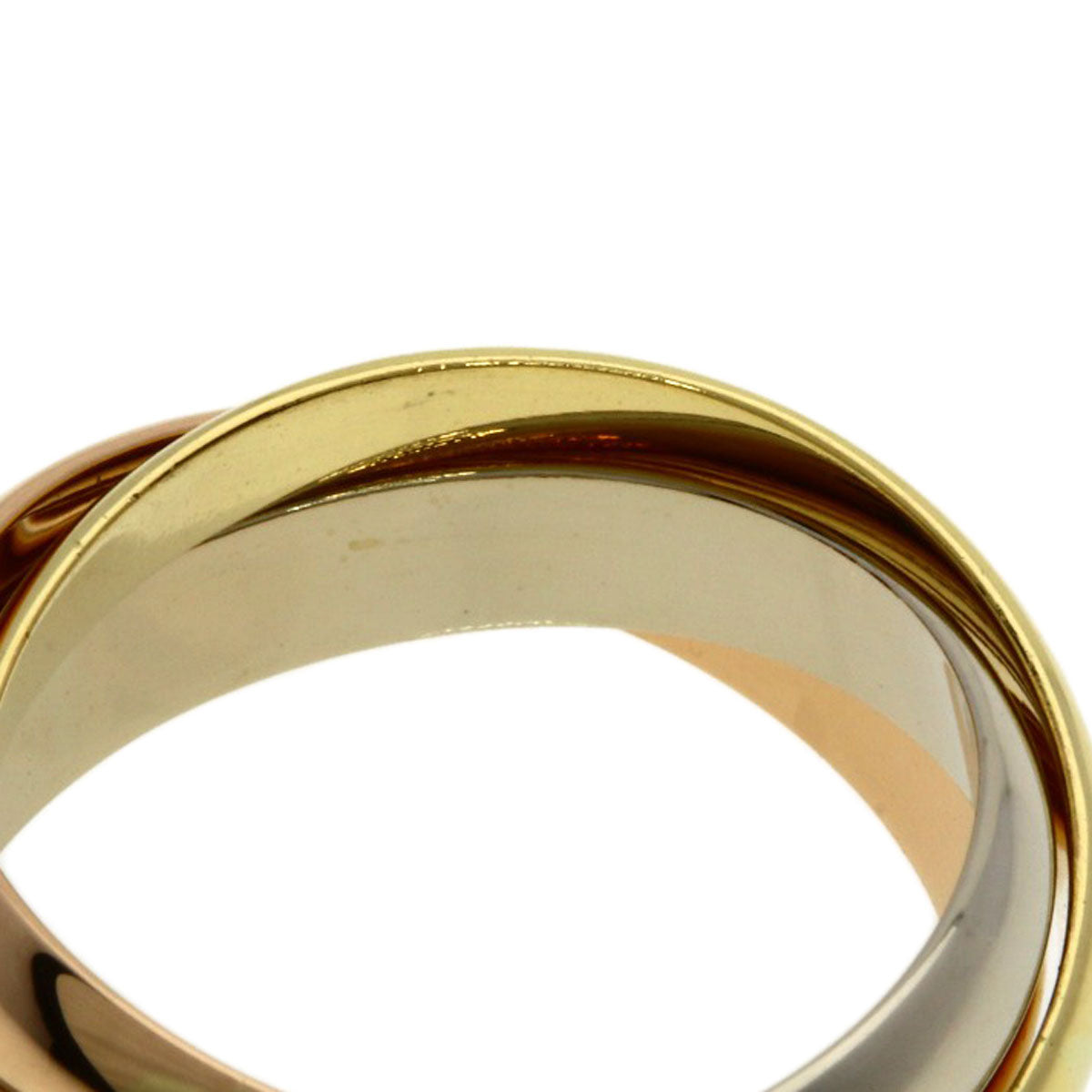 CARTIER Trinity #51 Ring K18 Yellow Gold K18 White GoldLadies [Used]