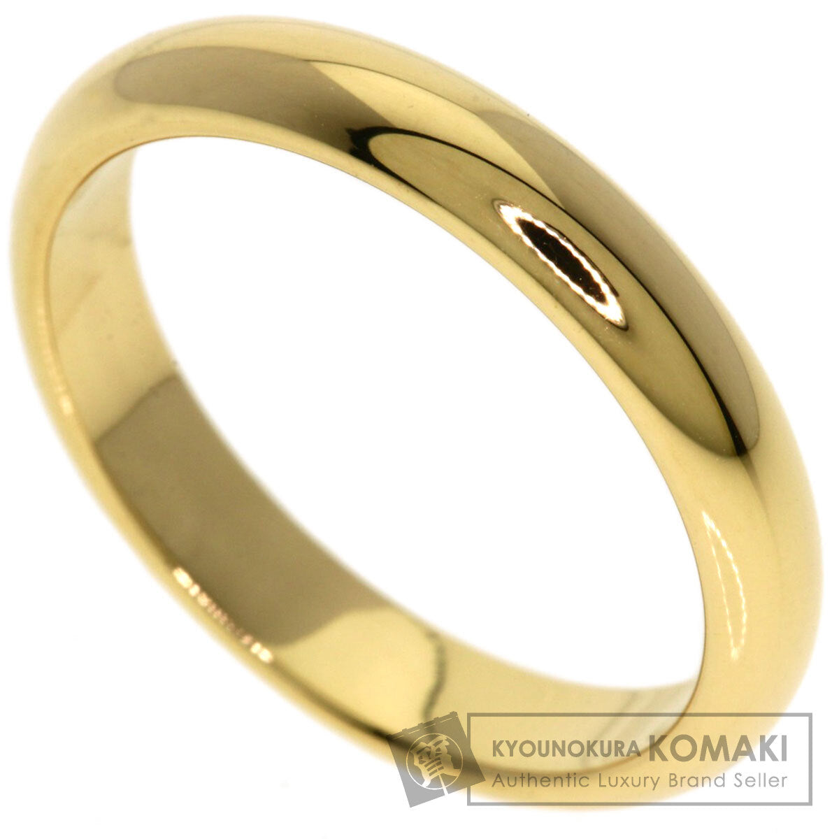 CARTIER Wedding #55 Ring K18 Yellow Gold Ladies [Used]