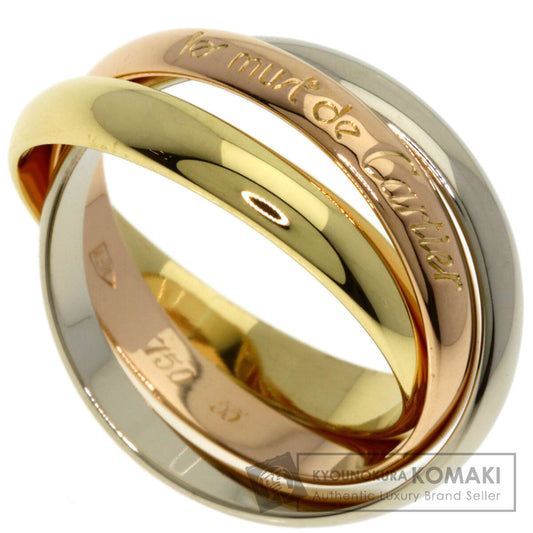 CARTIER Trinity #55 Ring K18 Yellow Gold K18 White GoldLadies [Used]