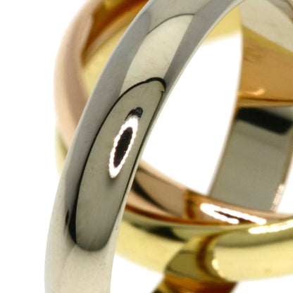 CARTIER Trinity #51 Ring K18 Yellow Gold 18K Pink GoldLadies [Used]
