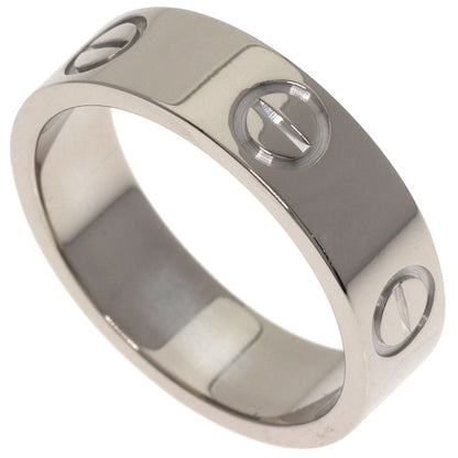 CARTIER love ring #51 Ring K18 White Gold Ladies [Used]