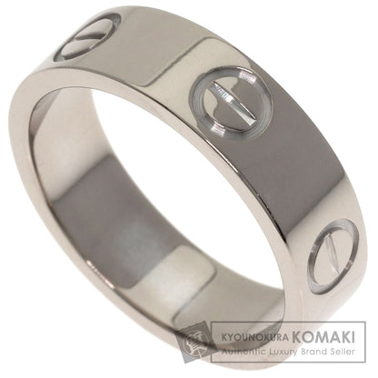 CARTIER love ring #51 Ring K18 White Gold Ladies [Used]