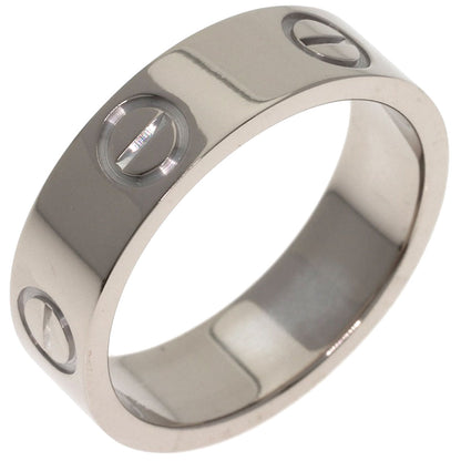 CARTIER love ring #51 Ring K18 White Gold Ladies [Used]