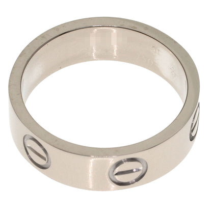 CARTIER love ring #51 Ring K18 White Gold Ladies [Used]