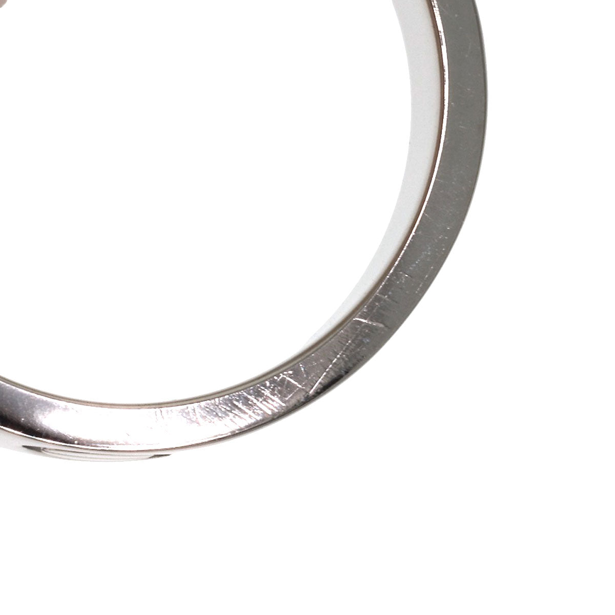 CARTIER love ring #51 Ring K18 White Gold Ladies [Used]