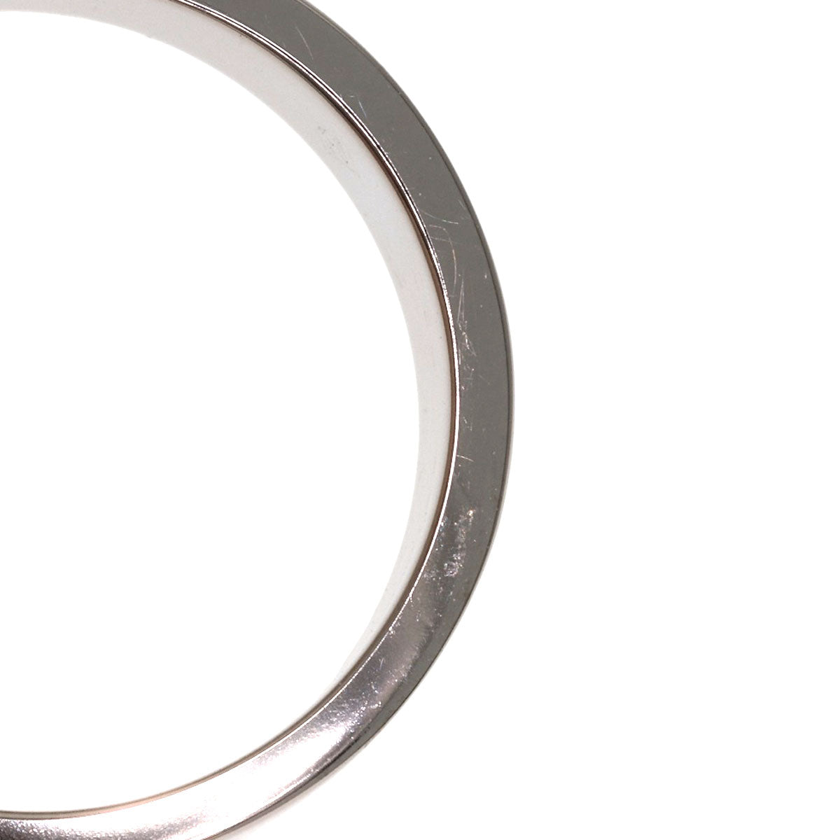 CARTIER love ring #51 Ring K18 White Gold Ladies [Used]