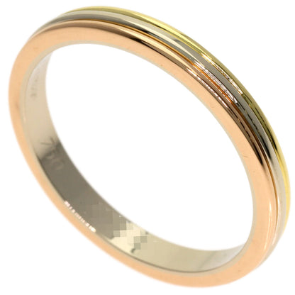 CARTIER 3 Colors #60 Ring K18 Yellow Gold 18K Pink GoldLadies [Used]