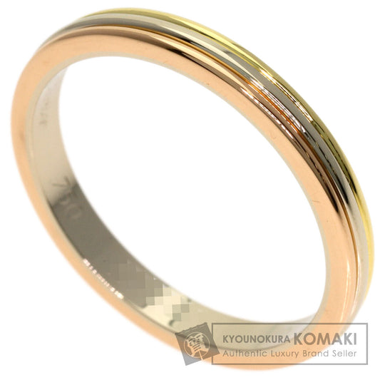 CARTIER 3 Colors #60 Ring K18 Yellow Gold 18K Pink GoldLadies [Used]
