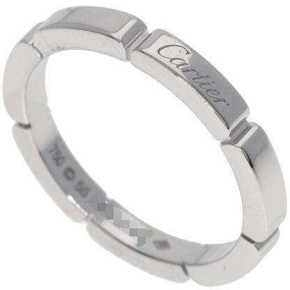 CARTIER Maillon PANTHERE #55 Ring K18 White Gold Ladies [Used]