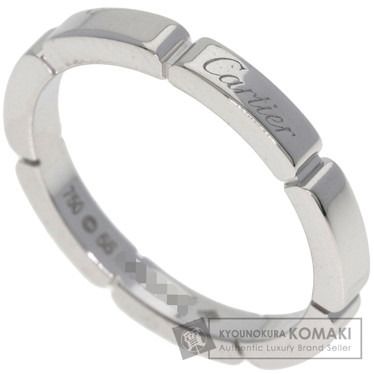 CARTIER Maillon PANTHERE #55 Ring K18 White Gold Ladies [Used]