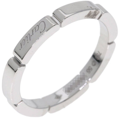 CARTIER Maillon PANTHERE #55 Ring K18 White Gold Ladies [Used]