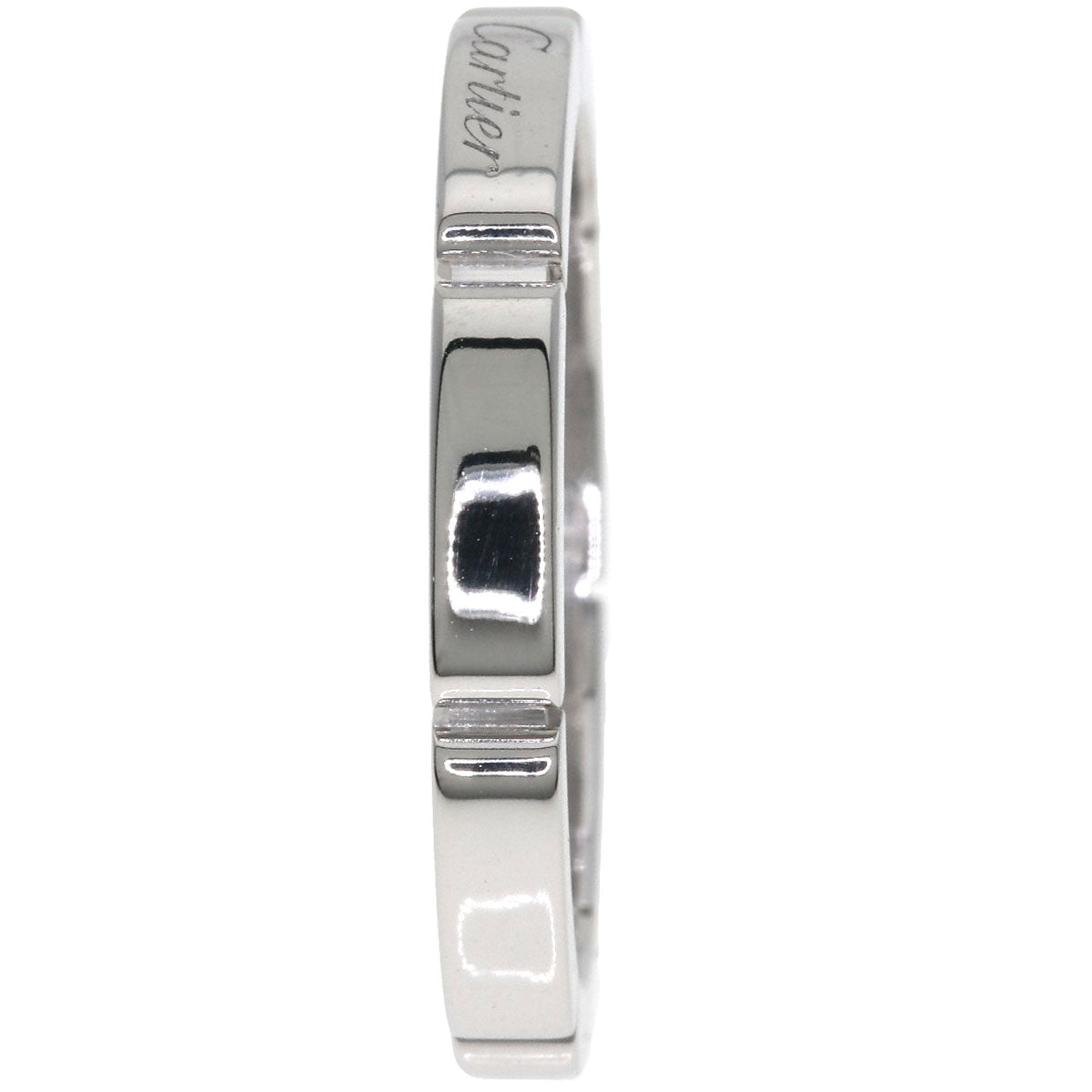 CARTIER Maillon PANTHERE #55 Ring K18 White Gold Ladies [Used]
