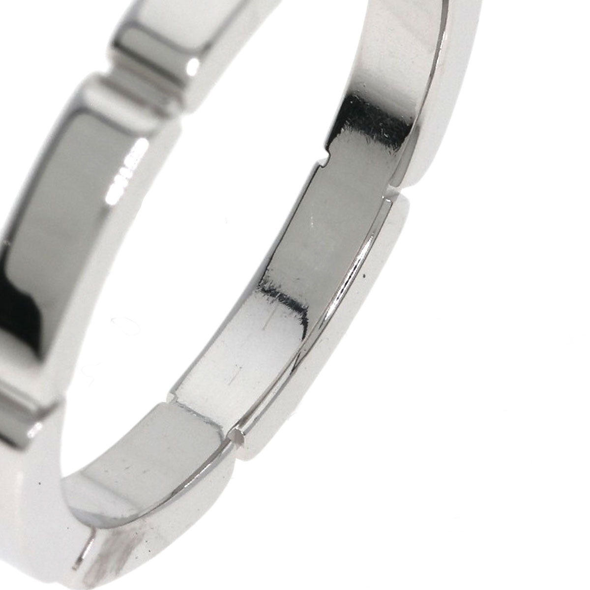 CARTIER Maillon PANTHERE #55 Ring K18 White Gold Ladies [Used]