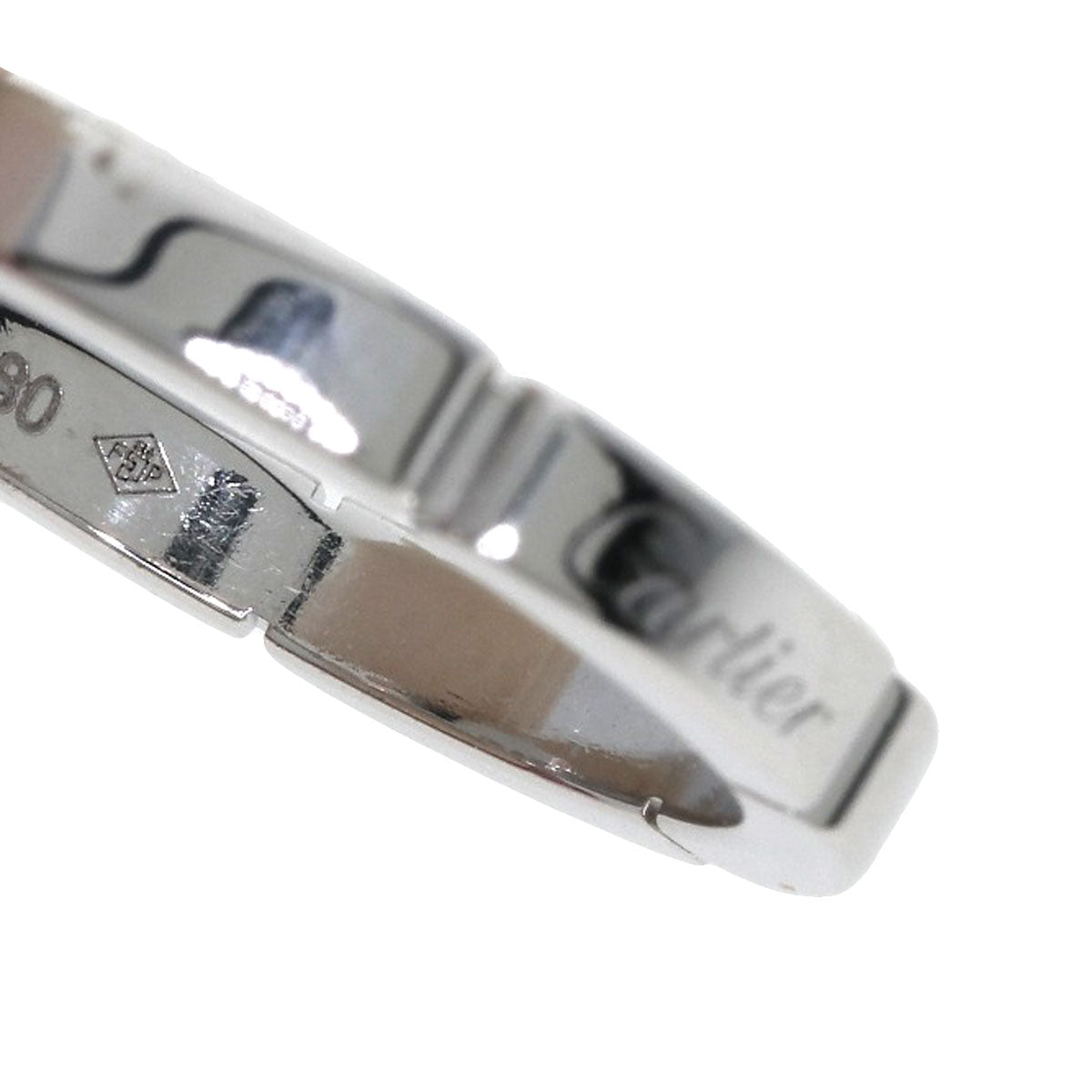 CARTIER Maillon PANTHERE #55 Ring K18 White Gold Ladies [Used]